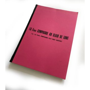 THE SEVENTH COMPANY OUTDOOR Production Bible 137p - 9x12 in. - 1977 - Jean Lefebvre, Robert Lamoureux
