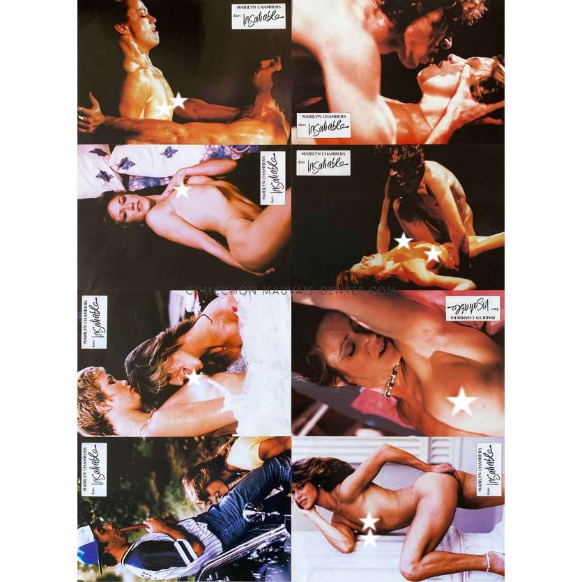 INSATIABLE Rares Photos de film - 21x30 cm. - 1980 - Marilyn Chambers, Vintage X Sexy