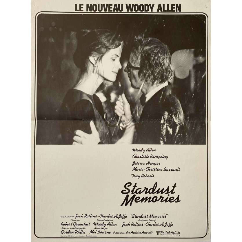 STARDUST MEMORIES Movie Poster- 15x21 in. - 1980 - Charlotte Rampling, Woody Allen
