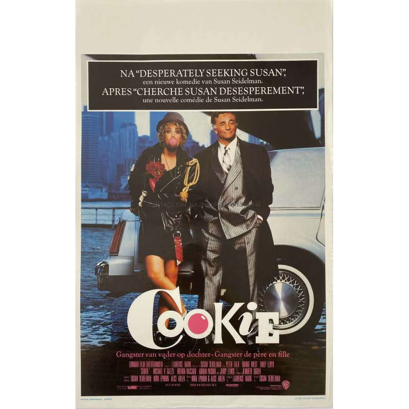 COOKIE Affiche de film- 35x55 cm. - 1989 - Peter Falk, Susan Seidelman