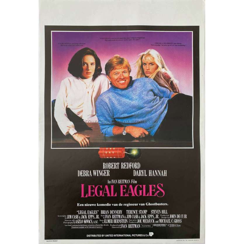 LEGAL EAGLES Movie Poster- 14x21 in. - 1982 - Robert Redford, Ivan Reitman