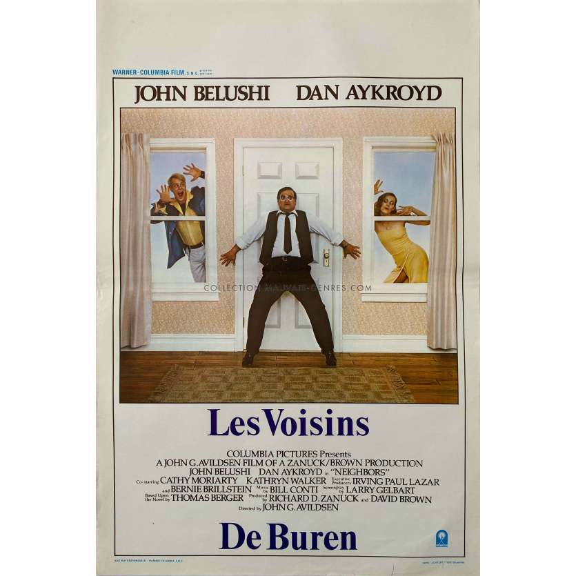 LES VOISINS Affiche de film- 35x55 cm. - 1981 - John Belushi, John G. Avildsen