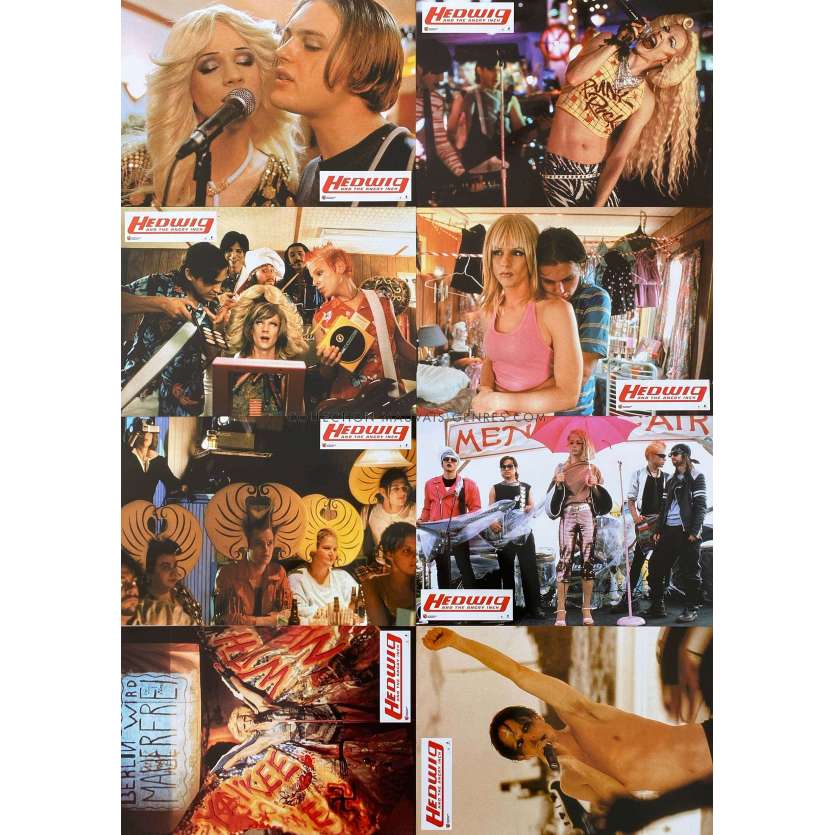 HEDWIG AND THE ANGRY INCH Lobby Cards x8 - 9x12 in. - 2001 - Miriam Shor, John Cameron Mitchell