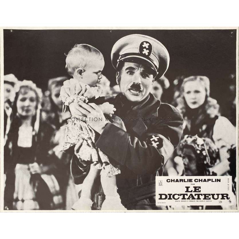 THE GREAT DICTATOR Lobby Card N05 - 9x12 in. - 1940/R1970 - Paulette Goddard, Charles Chaplin