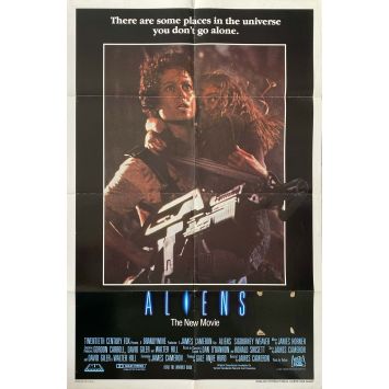 ALIENS Affiche de film ENG. int'l - 69x104 cm. - 1986 - Sigourney Weaver, James Cameron
