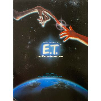 E.T. THE EXTRA-TERRESTRIAL Program 28p. - 9x12 in. - 1982 - Dee Wallace, Steven Spielberg