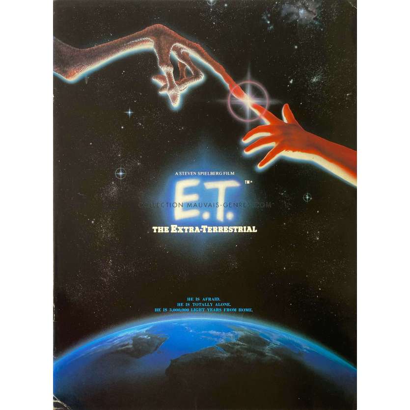 E.T. THE EXTRA-TERRESTRIAL Program 28p. - 9x12 in. - 1982 - Dee Wallace, Steven Spielberg