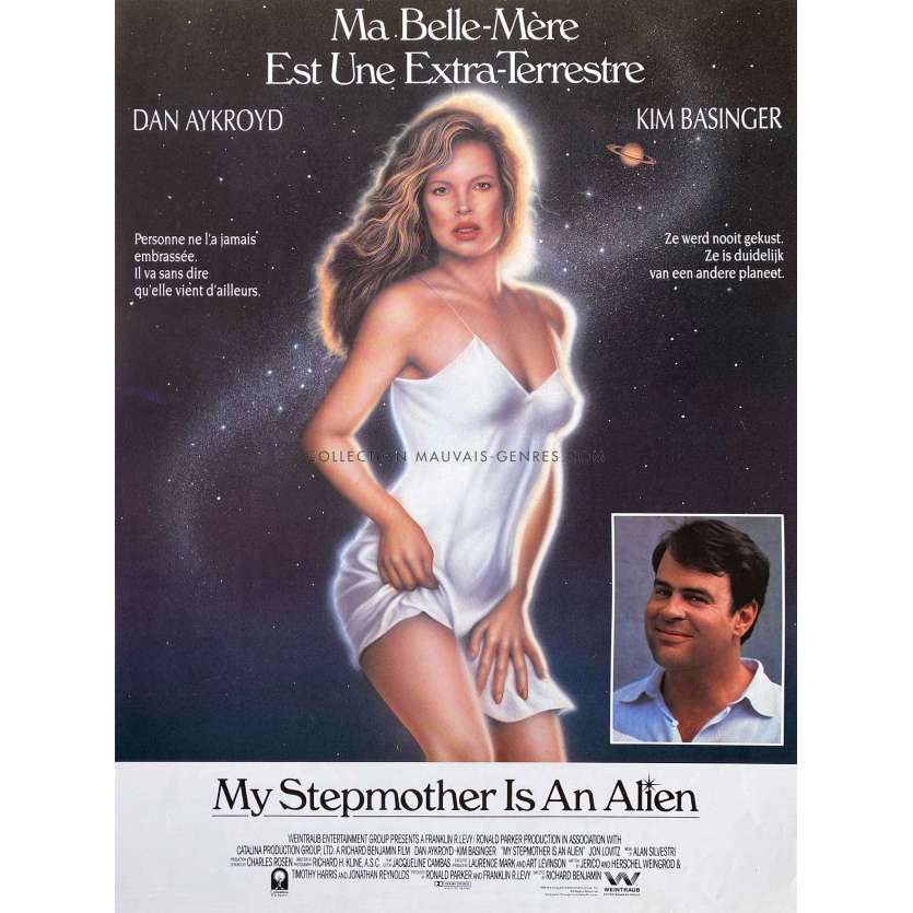 J'AI EPOUSE UNE EXTRA-TERRESTRE Affiche de film- 32x50 cm. - 1988 - Dan Aycroyd, Richard Nenjamin