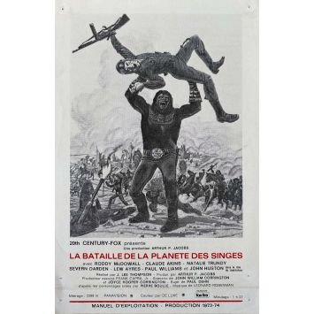 BATTLE FOR THE PLANET OF THE APES Herald/Trade Ad- 6,x10 in. - 1973 - Roddy McDowall, J. Lee Thompson