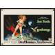 BARBARELLA Belgian Movie Poster '68 Jane Fonda Robert McGinnis Roger Vadim 