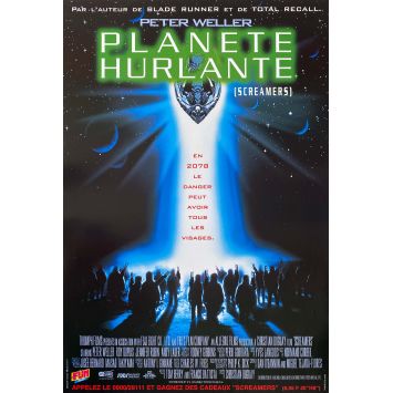PLANETE HURLANTE Affiche de film- 32x50 cm. - 1995 - Peter Weller, Chritian Duguay