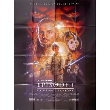 STAR WARS - THE PHANTOM MENACE Movie Poster Style B - 47x63 in. - 1999 - Ewan McGregor, George Lucas