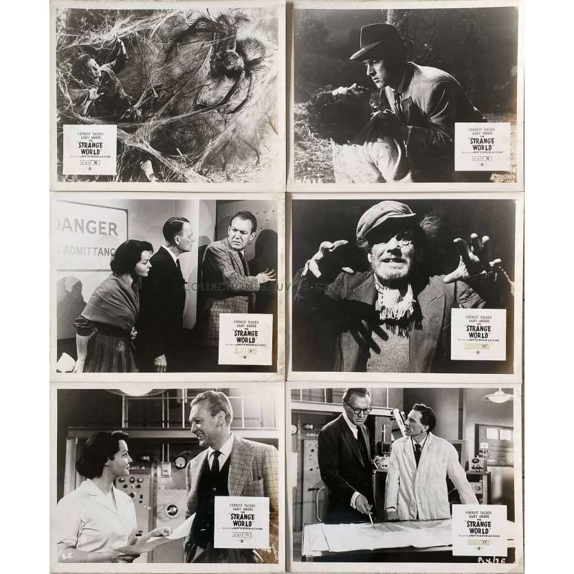 THE STRANGE WORLD OF PLANET X Photos de presse x7 - 20x25 cm. - 1958 - Forrest Tucker, Gilbert Gunn