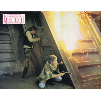 STAR WARS 6 - LE RETOUR DU JEDI Photo de film N01 - 22x28 cm. - 1983 - Harrison Ford, Richard Marquand