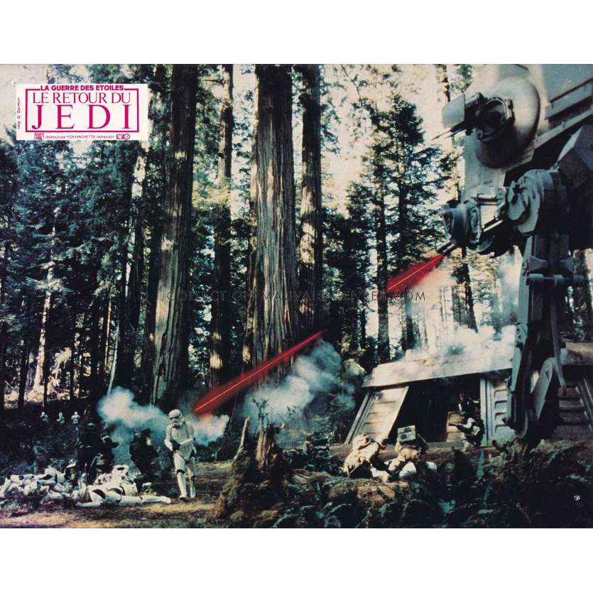 STAR WARS - THE RETURN OF THE JEDI Lobby Card N07 - 9x12 in. - 1983 - Harrison Ford, Richard Marquand