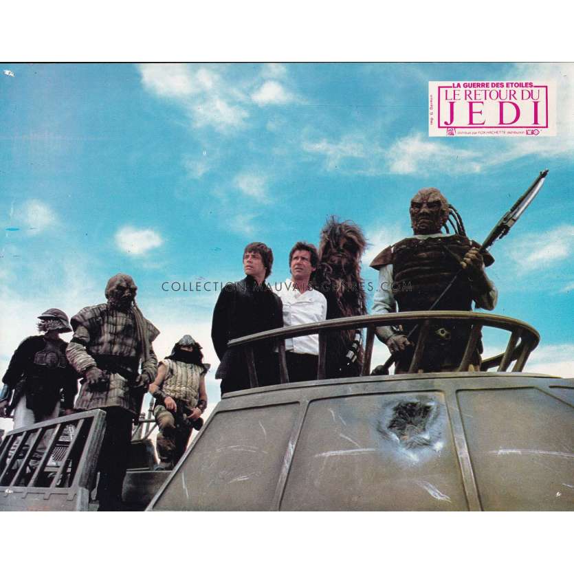 STAR WARS 6 - LE RETOUR DU JEDI Photo de film N10 - 22x28 cm. - 1983 - Harrison Ford, Richard Marquand