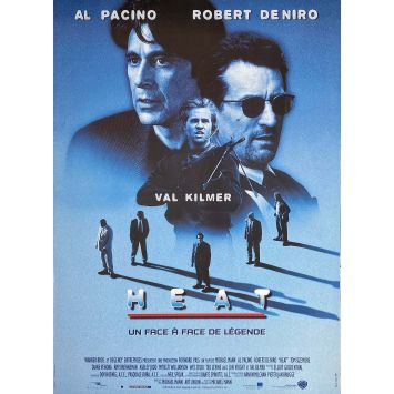 HEAT Affiche de film - 40x54 cm. - 1995 - Retirage - Robert de Niro, Michael Mann