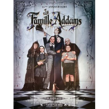 LA FAMILLE ADDAMS Affiche de film- 120x160 cm. - 1991/R2025 - Raul Julia, Barry Sonnenfeld