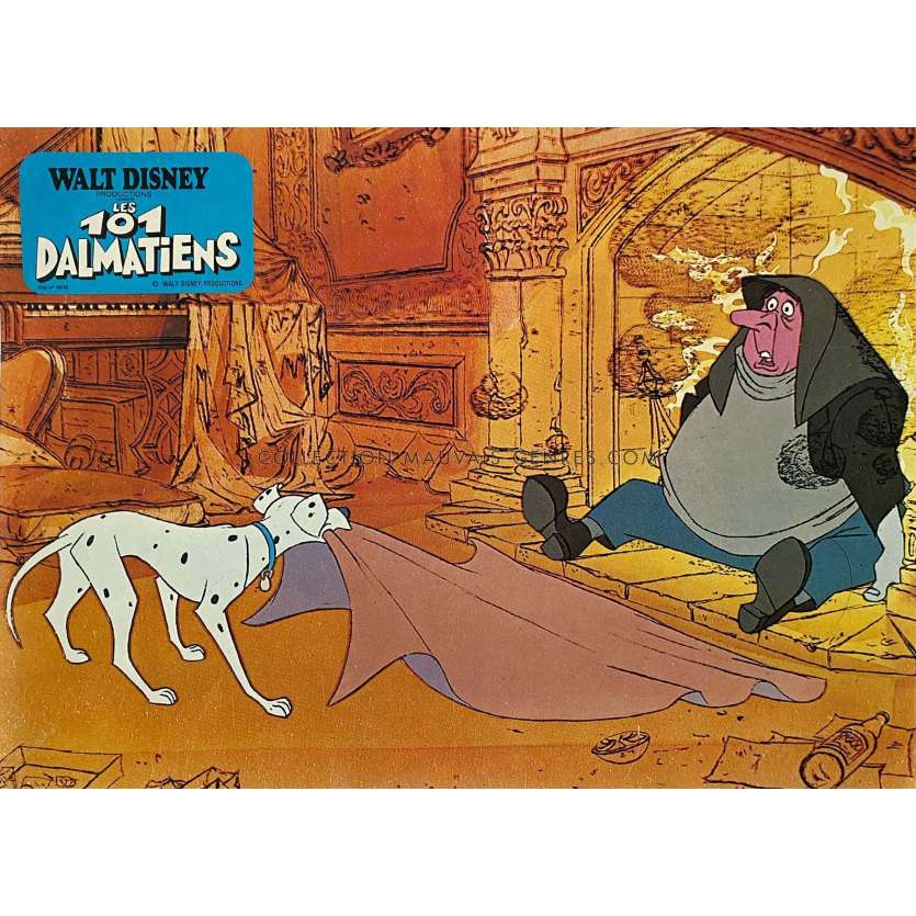 101 DALMATIANS Lobby Card N02 - 10x12 in. - 1961/R1973 - Rod Taylor, Walt Disney