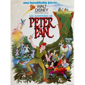 PETER PAN Synopsis 4p - 24x30 cm. - 1953/R1970 - Bobby Driscoll, Walt Disney