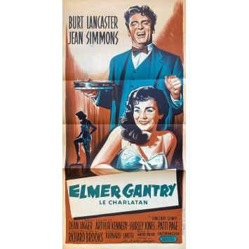 ELMER GANTRY French 15x32 Movie Poster- 1960 - Lancaster & Simmons by Grinsson
