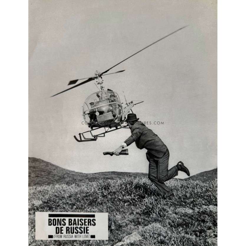BONS BAISERS DE RUSSIE Photo de film N01 - N&B - 22x28 cm. - 1964/R1970 - James Bond 007, Sean Connery