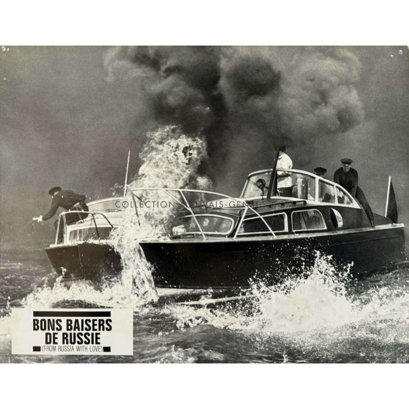 BONS BAISERS DE RUSSIE Photo de film N02 - N&B - 22x28 cm. - 1964/R1970 - James Bond 007, Sean Connery
