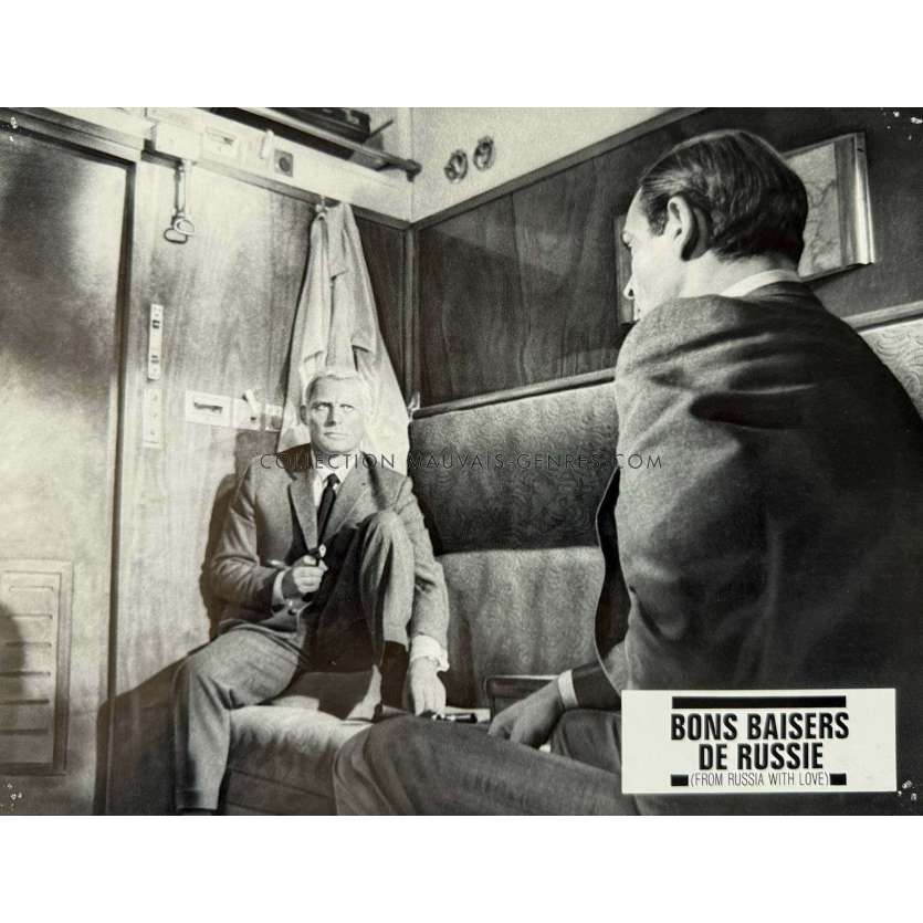 BONS BAISERS DE RUSSIE Photo de film N04 - N&B - 22x28 cm. - 1964/R1970 - James Bond 007, Sean Connery