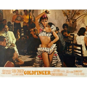 GOLDFINGER Lobby Card N01 - 9x12 in. - 1964 - James Bond 007, Sean Connery