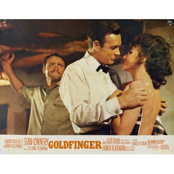 GOLDFINGER Lobby Card N05 - 9x12 in. - 1964 - James Bond 007, Sean Connery