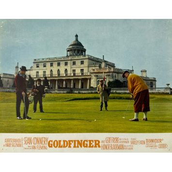 GOLDFINGER Lobby Card N07 - 9x12 in. - 1964 - James Bond 007, Sean Connery