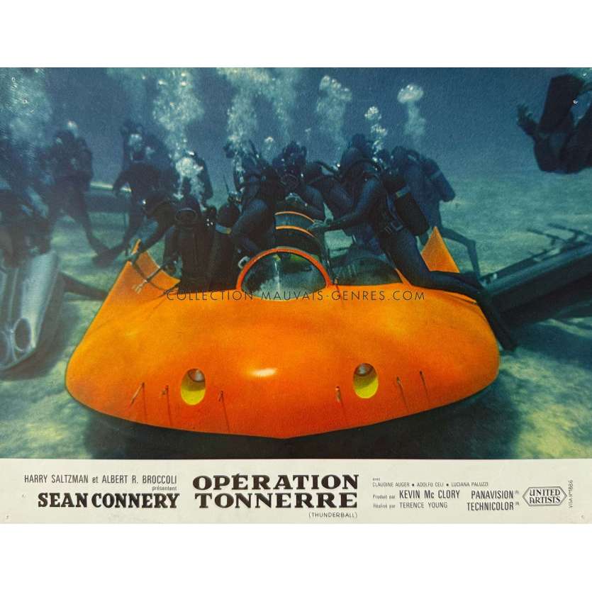 OPERATION TONNERRE Photo de film N02 - 22x28 cm. - 1965 - James Bond, Sean Connery