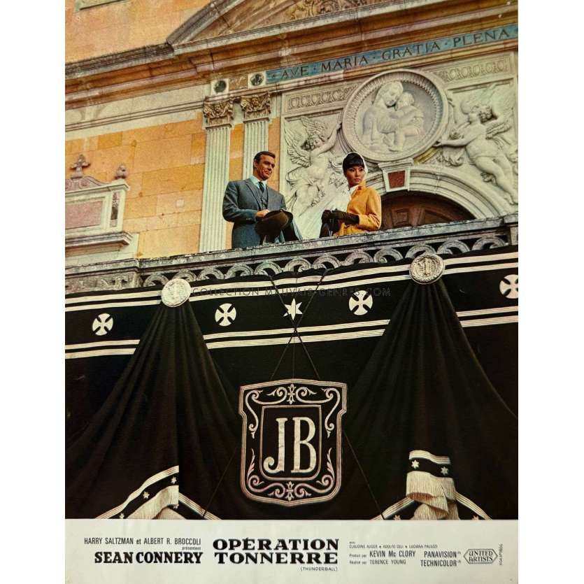 THUNDERBALL Lobby Card N05 - 9x12 in. - 1965 - James Bond, Sean Connery