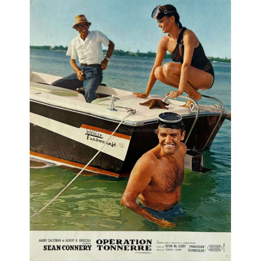 THUNDERBALL Lobby Card N07 - 9x12 in. - 1965 - James Bond, Sean Connery