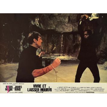 VIVRE ET LAISSER MOURIR Photo de film N01 - 22x28 cm. - 1973 - James Bond, Roger Moore