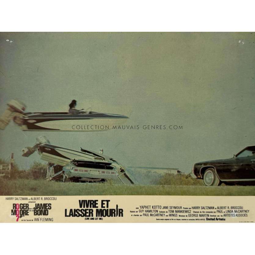 LIVE AND LET DIE Lobby Card N02 - 9x12 in. - 1973 - James Bond, Roger Moore