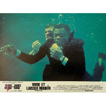 LIVE AND LET DIE Lobby Card N05 - 9x12 in. - 1973 - James Bond, Roger Moore