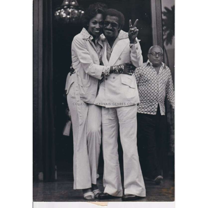 SAMMY DAVIS JR Photo de presse TV- 13x18 cm. - 1974 - 3ème Chaine, Interpress
