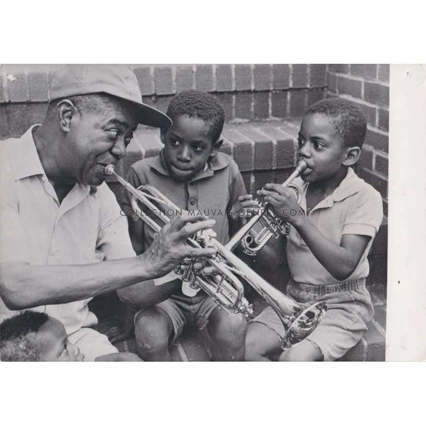 LOUIS ARMSTRONG TV Still- 5x7 in. - 1974 - Jazz, Agip