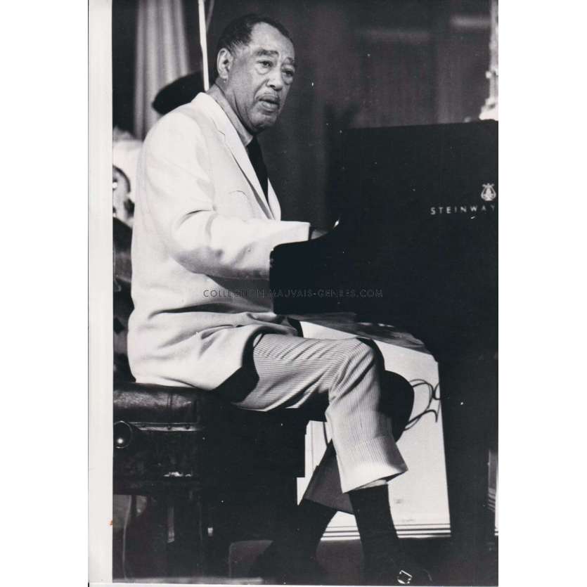 DUKE ELLINGTON TV Still- 5x7 in. - 1974 - 3ème Chaine - Fous du Jazz, Agip