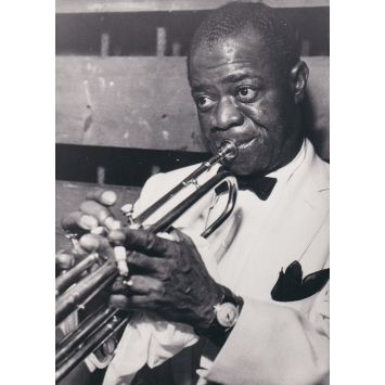 LOUIS ARMSTRONG TV Still- 5x7 in. - 1974 - Jazz, Agip
