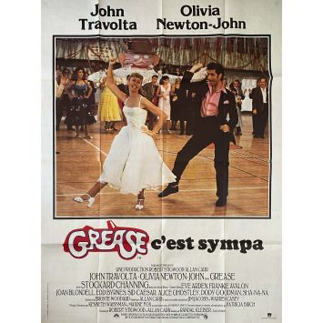GREASE Movie Poster- 47x63 in. - 1978 - Randal Kleiser, John Travolta