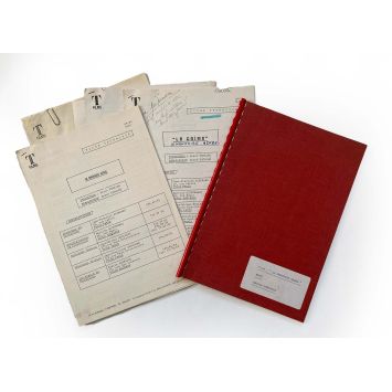 LE LIEU DU CRIME Documents de production français- 21x30 cm. - 1986 - Catherine Deneuve, André Téchiné