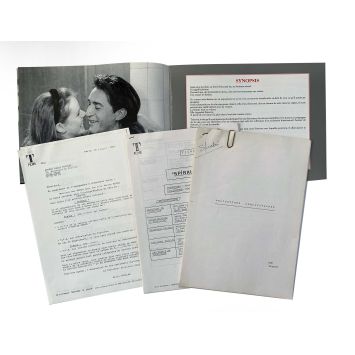 SPIRALE French Production Documents- 9x12 in. - 1987 - Richard Berry, Christopher Frank