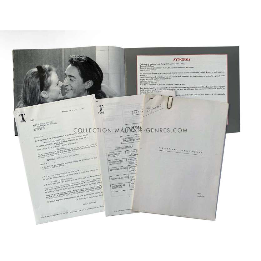 SPIRALE French Production Documents- 9x12 in. - 1987 - Richard Berry, Christopher Frank