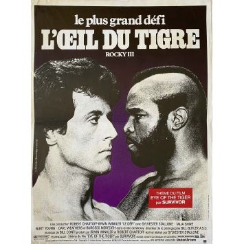 ROCKY 3 Affiche de cinéma- 40x54 cm. - 1982 - Mr. T, Sylvester Stallone