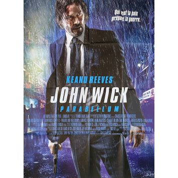 JOHN WICK PARABELLUM French Movie Poster- 47x63 in. - 2019 - Keanu Reeves, Chad Stahelski