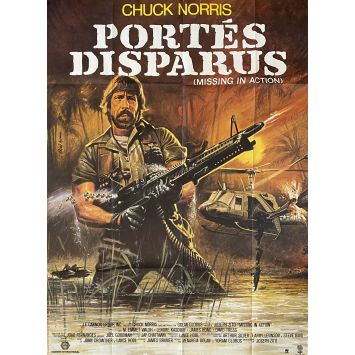 MISSING IN ACTION French Movie Poster- 47x63 in. - 1984 - Chuck Norris, Joseph Zito