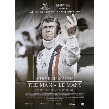 STEVE MCQUEEN THE MAN & LE MANS Affiche de cinéma- 120x160 cm. - 2015 - Steve McQueen, Gabriel Clarke
