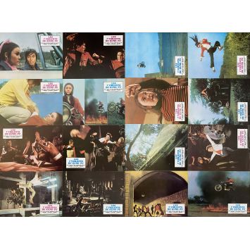 SEVEN TO ONE French Lobby Cards x16 - 9x23 in. - 1973 - Polly Ling-Feng, Cheng Hou